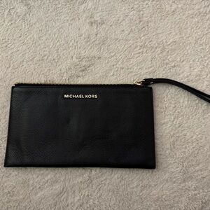 Michael Kors Jet Black Wristlet